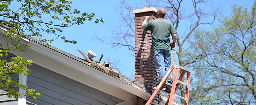 Vinyl and PVC Chimney Flashing Installation in White Settlement, TX