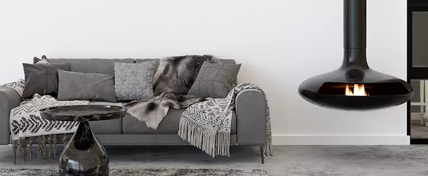 Circular Hanging Fireplace Installation Services in White Settlement, TX