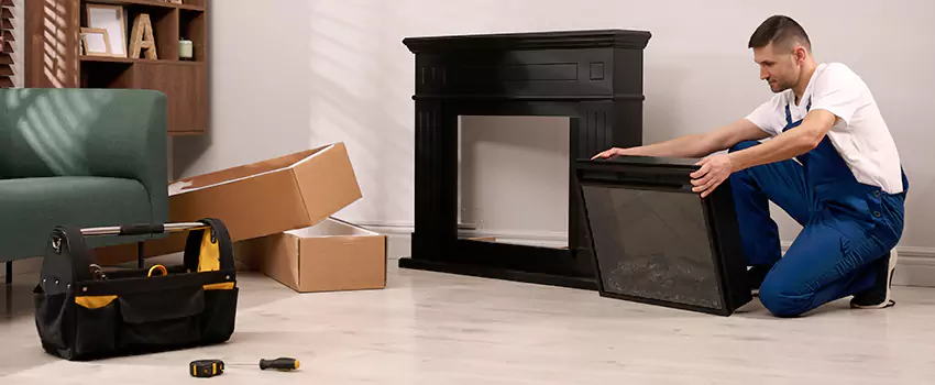 Old Rusted Metal Fireplace Repair And Replacement in White Settlement, TX